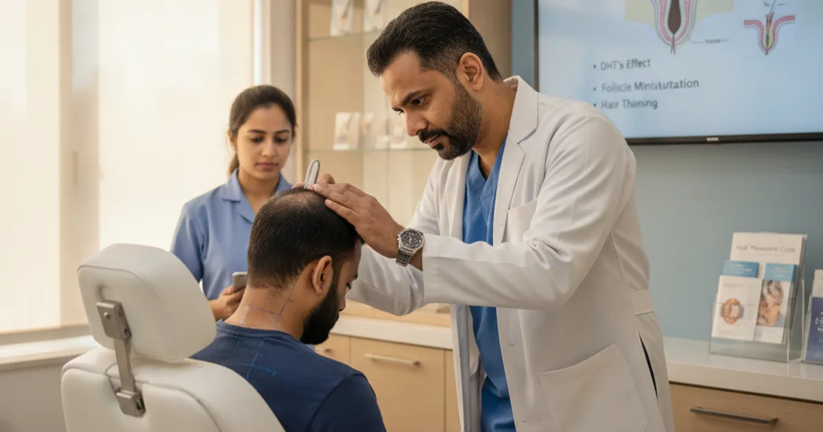 DHT and Hair Loss: How Dihydrotestosterone Shrinks Follicles