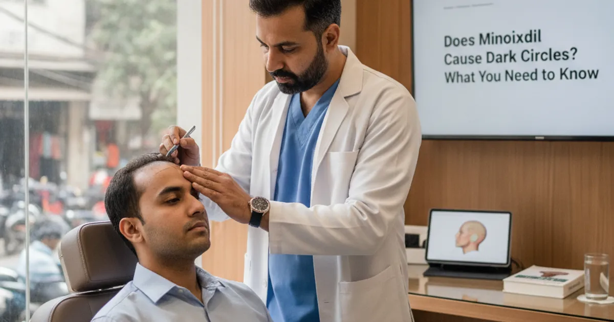 Does Minoxidil Cause Dark Circles? What You Need to Know