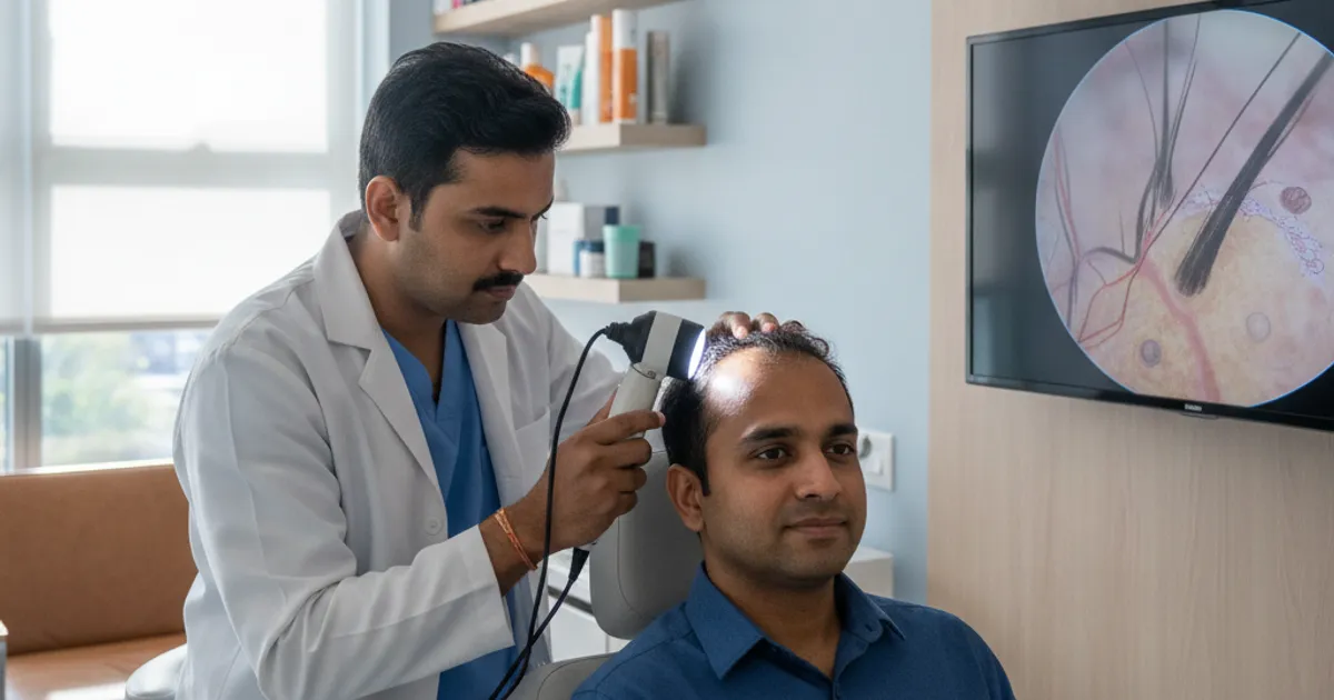 Trichoscopy for Hair Loss: What Your Dermatologist Sees